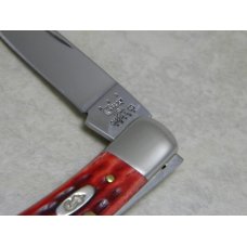 Case XX USA 2012 Pocket Worn Old Red Bone 61225L SS Lockback Knife in Box Case XX USA 2012 Pocket Worn Old Red Bone 61225L SS Lockback Knife in Box