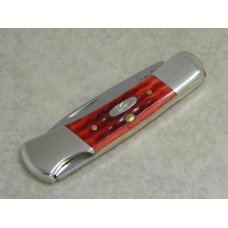 Case XX USA 2012 Pocket Worn Old Red Bone 61225L SS Lockback Knife in Box Case XX USA 2012 Pocket Worn Old Red Bone 61225L SS Lockback Knife in Box