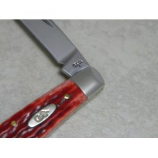Case XX USA 2009 Pocket Worn Old Red Bone TB61117 SS Tony Bose Sway Back Gent Knife in Box Case XX USA 2009 Pocket Worn Old Red Bone TB61117 SS Tony Bose Sway Back Gent Knife in Box