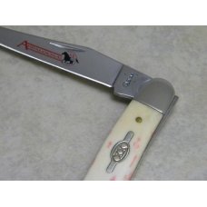 Case XX USA 2007 Red Appaloosa Bone SS Muskrat Knife in Box