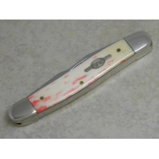 Case XX USA 2007 Red Appaloosa Bone SS Muskrat Knife in Box
