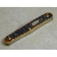 Case XX USA 2001 Burnt Autumn Rogers Bone 6208 SS Shadow Bolsters Half Whittler Knife in Box Case XX USA 2001 Burnt Autumn Rogers Bone 6208 SS Shadow Bolsters Half Whittler Knife in Box