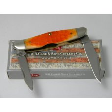 Case XX USA 2010 Orange Bone 62046 1/2 SS Humpback Half Whittler Knife in Box Case XX USA 2010 Orange Bone 62046 1/2 SS Humpback Half Whittler Knife in Box