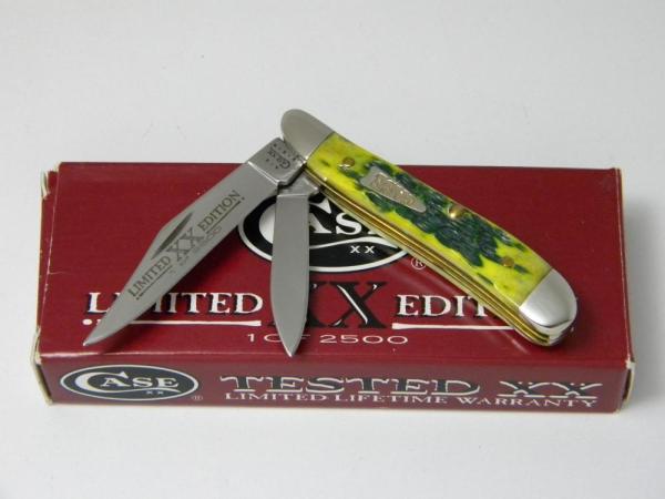 Case XX USA 2002 Lemon Lime Bone 6220 SS Limited Edition Peanut Knife in Box Case XX USA 2002 Lemon Lime Bone 6220 SS Limited Edition Peanut Knife in Box
