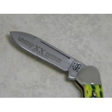 Case XX USA 2002 Lemon Lime Bone 62132 SS Limited Edition Baby Butterbean Canoe Knife in Box Case XX USA 2002 Lemon Lime Bone 62132 SS Limited Edition Baby Butterbean Canoe Knife in Box