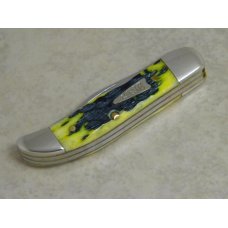 Case XX USA 2002 Lemon Lime Bone TH62165 SS Limited Edition Tiny Folding Hunter Knife in Box Case XX USA 2002 Lemon Lime Bone TH62165 SS Limited Edition Tiny Folding Hunter Knife in Box