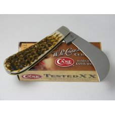Case XX USA 2012 Amber Bone 61011 SS Hawkbill Knife in Box Case XX USA 2012 Amber Bone 61011 SS Hawkbill Knife in Box