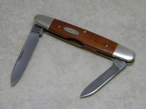 Case XX Bradford PA USA 1990 Curly Maple 72063 SS Pen Knife