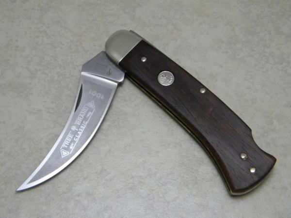 Boker Solingen Germany Stainless Tree Brand Classic Wood 1001 Lockback Knife c.1978-1984 Boker Solingen Germany Stainless Tree Brand Classic Wood 1001 Lockback Knife c.1978-1984