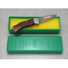 Puma Germany Stainless Wood 220 700 4 Star Lockback Knife in Box with Papers c.1984 Puma Germany Stainless Wood 220 700 4 Star Lockback Knife in Box with Papers c.1984
