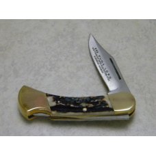 Puma Germany Stainless Stag 210 895 Lord Lockback Knife in Box with Papers c.1984 Puma Germany Stainless Stag 210 895 Lord Lockback Knife in Box with Papers c.1984