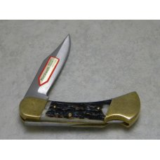 Puma Germany Stainless Stag 210 895 Lord Lockback Knife in Box with Papers c.1984 Puma Germany Stainless Stag 210 895 Lord Lockback Knife in Box with Papers c.1984