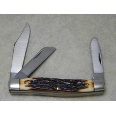 Schrade + USA 885UH Uncle Henry Staglon King Ranch Stockman Knife in Box Schrade + USA 885UH Uncle Henry Staglon King Ranch Stockman Knife in Box