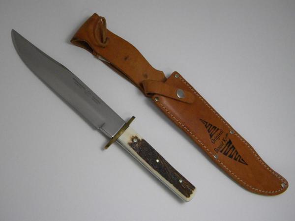 Weidmannsheil Solingen Germany Stainless Stag Original Bowie Fixed Blade Sheath Knife
