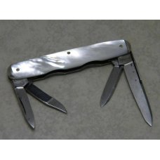 New York Knife Co. Walden Hammer Brand Pearl Model 417 Gentleman's 4 Blade Pocket Pen Knife