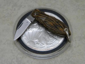 Cactus Solingen GERMO Miniature Beetle Figural Watch Fob Pocket Knife c.1939