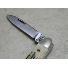 Kelley USA Stag Custom Miniature 1 Blade Pen Knife Kelley USA Stag Custom Miniature 1 Blade Pen Knife