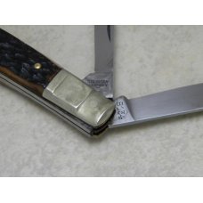 Schmidt & Ziegler German Bull Solingen Germany 8134 Bone 4 Blade Congress Knife Schmidt & Ziegler German Bull Solingen Germany 8134 Bone 4 Blade Congress Knife