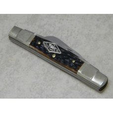 Schmidt & Ziegler German Bull Solingen Germany 8134 Bone 4 Blade Congress Knife Schmidt & Ziegler German Bull Solingen Germany 8134 Bone 4 Blade Congress Knife