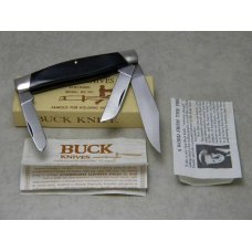 Buck 301 USA (Camillus) Black Delrin Stockman Knife in Box c.1974-1985 Buck 301 USA (Camillus) Black Delrin Stockman Knife in Box c.1974-1985