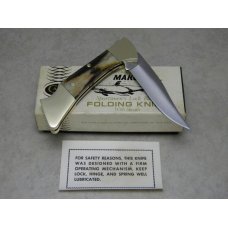 Case XX SS USA 9 Dot (1981) Stag 5158 LSSP MAKO Lockback Knife in Box Case XX SS USA 9 Dot (1981) Stag 5158 LSSP MAKO Lockback Knife in Box