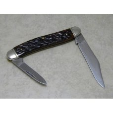 John Primble Belknap HDW & MFG Co. 4995 ☆ (Boker) Bone 2 Blade Stockman Knife c.1950's John Primble Belknap HDW & MFG Co. 4995 ☆ (Boker) Bone 2 Blade Stockman Knife c.1950's