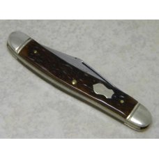John Primble Belknap HDW & MFG Co. 4995 ☆ (Boker) Bone 2 Blade Stockman Knife c.1950's John Primble Belknap HDW & MFG Co. 4995 ☆ (Boker) Bone 2 Blade Stockman Knife c.1950's