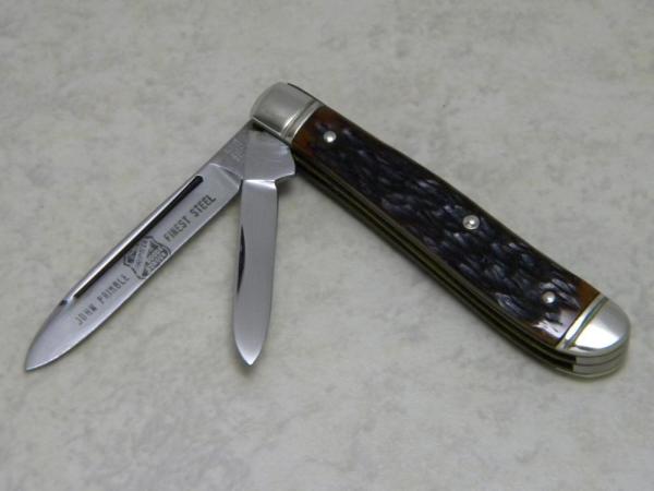 John Primble Belknap HDW & MFG Co. 4923 ☆ (Boker) Bone Dog Leg Jack Knife c.1950's John Primble Belknap HDW & MFG Co. 4923 ☆ (Boker) Bone Dog Leg Jack Knife c.1950's