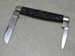 J Primble Belknap Germany 5222 Bone 2 Blade Small Congress Knife c.1955