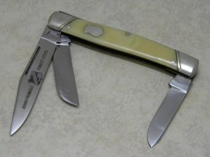 John Primble Belknap HDW & MFG Co. 5371 ☆ (Boker) Waterfall Large Stockman Knife c.1940-1968