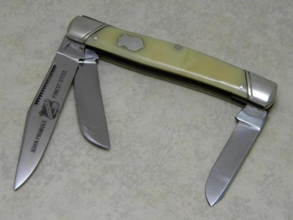 John Primble Belknap HDW & MFG Co. 5371 ☆ (Boker) Waterfall Large Stockman Knife c.1940-1968