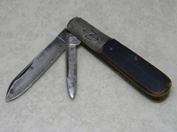 New York Knife Co. Walden Hammer Brand Bone Barlow Knife c.1856-1931 New York Knife Co. Walden Hammer Brand Bone Barlow Knife c.1856-1931