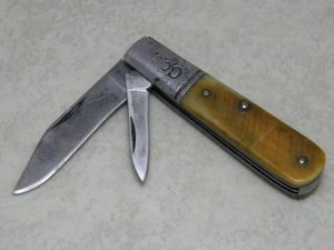 C.C.C. Cattaraugus Cutlery Co. Bone 2159 Barlow Knife