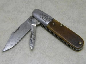 Kutmaster Utica NY Made in USA New Holland Saw Cut Bone Barlow Knife c.1950's