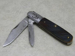 Robeson Shuredge Rochester RCC Saw Cut Bone Barlow Knife c.1920's or 30's