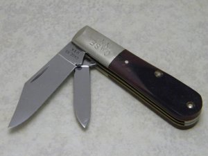 Case XX USA 1 Dot (1979) Saw Cut Delrin 62009 1/2 Barlow Knife