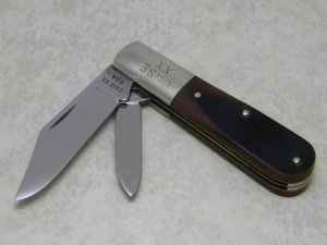 Case XX USA 1 Dot (1979) Saw Cut Delrin 62009 1/2 Barlow Knife