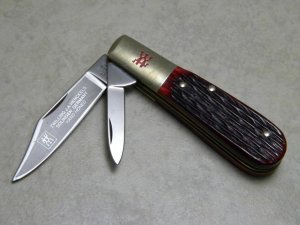 Zwilling J.A. Henckels Solingen Germany HK-16-B Red Bone Barlow Knife