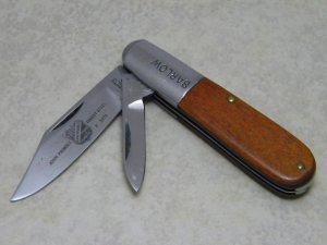 John Primble Maysville KY USA Wood 2478 Barlow Knife c.1968-1985