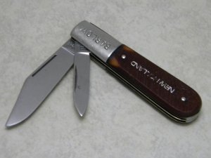 Imperial Prov. RI USA New Holland Saw Cut Delrin Barlow Knife c.1956-1988
