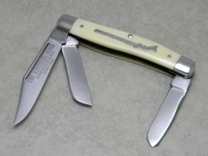 Schrade NY USA CM-1 Stainless The Kentucky Rifle America's Own 1750-1880 Stockman Knife