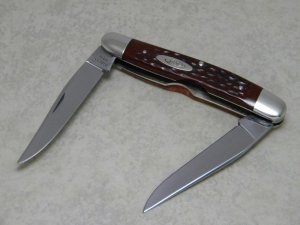 Case XX USA 4 Dot (1976) Red Bone Muskrat Knife