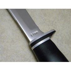 Case XX USA 1965-69 Black 2 FINN Fixed Blade Sheath Knife