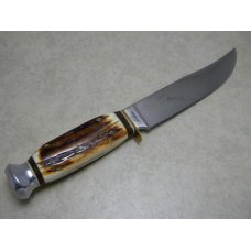 G.C. Co. Solingen Germany (Guttmann Cutlery Co.) 467 Stag Scout Etch Fixed Blade Sheath Knife G.C. Co. Solingen Germany (Guttmann Cutlery Co.) 467 Stag Scout Etch Fixed Blade Sheath Knife