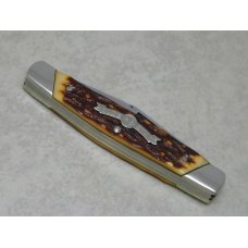 Boker Tree Brand USA Olde Stag 70485 Delrin Stockman Knife Boker Tree Brand USA Olde Stag 70485 Delrin Stockman Knife