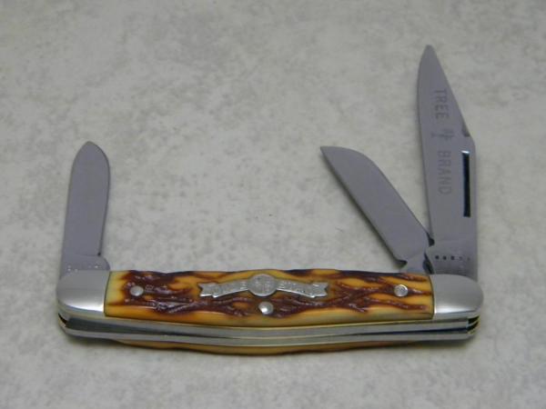 Boker Tree Brand USA Olde Stag 70488 Delrin Stockman Knife Boker Tree Brand USA Olde Stag 70488 Delrin Stockman Knife