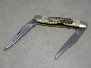 Case XX SS USA 2nd Cut Stag New Grind Muskrat 1983 Second Cut Series Knife