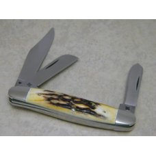 Case XX Stainless USA 4 Dot (1976) Stag 5347 HP SSP Razor Edge Stockman Knife Case XX Stainless USA 4 Dot (1976) Stag 5347 HP SSP Razor Edge Stockman Knife