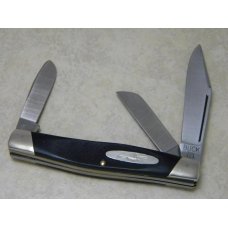 Buck 301 USA (Camillus) Black Delrin Stockman Knife in Box c.1970's Buck 301 USA (Camillus) Black Delrin Stockman Knife in Box c.1970's