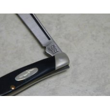 Buck 305 USA (Camillus) Lancer Black Delrin 2 Blade Stockman Knife in Box c.1974-1985 Buck 305 USA (Camillus) Lancer Black Delrin 2 Blade Stockman Knife in Box c.1974-1985